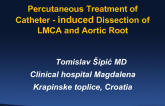 Percutaneous Treatment of Catheter-Induced Dissection of the LMCA and Aortic Root