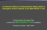 Is Intraaortic Balloon Counterpulsation Really Useful in Cardiogenic Shock? Results of the IABP-SHOCK II Trial