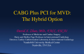 CABG Plus PCI for MVD: The Hybrid Option
