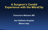 A Surgeon's Candid Experience with the MitraClip