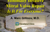 Minimally Invasive Mitral Repair: Is It for Everyone (Surgeon and Patient)?