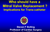 Who Should Have a Mitral Valve Replacement?