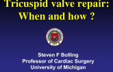 Tricuspid Valve Repair: When and How?