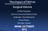 The Impact of a TAVR Program on Surgical Volume