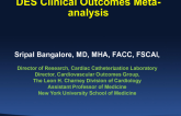 DES Clinical Outcomes Meta-analysis