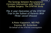Multivessel Disease 1: Final Five-Year SYNTAX Results in the MVD Cohort