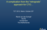 A Complication from the Retrograde Approach for CTO