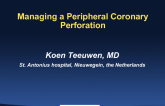 Managing a Peripheral Coronary Perforation