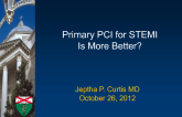 Volume-Outcome Relationships for STEMI: Is More Better?