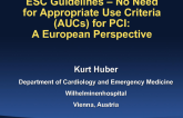 ESC Guidelines: No Need for Appropriate Use Criteria for PCI: A European Perspective