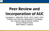 Peer Review and Incorporation of AUC