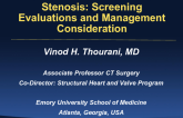 Severe COPD and Aortic Stenosis: Screening Evaluations and Management Considerations