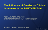 The Influence of Gender on Clinical Outcomes in the PARTNER Trial