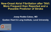 New-Onset Atrial Fibrillation After TAVR: More Frequent than Reported and a Possible Predictor of Stroke