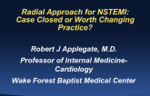 Radial Approach for NSTEMI: Case Closed or Worth Changing Practice?
