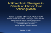 Antithrombotic Strategies in Patients on Chronic Oral Anticoagulation