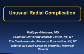 Complications of Transradial Access