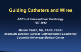 Guiding Catheters and Wires