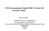 PCI In Anomalous Origin Of RCA From Left Coronary Sinus
