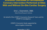 Economic Outcomes of Percutaneous Coronary Intervention Performed at Sites With and Without On-Site Cardiac Surgery