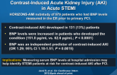 B-Type Natriuretic Peptide (BNP) and Risk of Contrast-Induced Acute Kidney Injury (AKI) in Acute STEMI