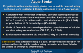 A Controlled Trial of Revascularization in Acute Stroke