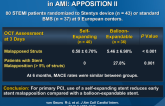 Self-Expanding vs. Balloon-Expandable Stents in AMI: APPOSITION II