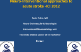 Neuro-Interventional Approaches to Acute Stroke