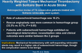 Subarachnoid Hemorrhage in a Multimodal Approach Heavily Weighted Toward Mechanical Thrombectomy with Solitaire Stent in Acute Stroke