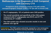 Utility of an Advanced Digital Electronic Stethoscope in the Diagnosis of CAD Compared with Coronary CTA