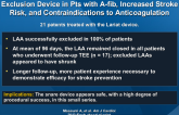 Initial Experience with a Novel Percutaneous LAA Exclusion Device in Pts with A-fib, Increased Stroke Risk, and Contraindications to Anticoagulation