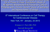 Clinical Outcomes and Surrogate Efficacy Data for a Phase II Dose-Escalation Study of Allogeneic Mesenchymal Precursor Cells