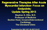 Regenerative Therapies After Acute Myocardial Infarction- Focus on Endpoints