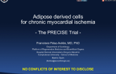 Adipose derived cells or chronic myocardial ischemia