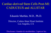 Cardiac-derived Stem Cells Post-MI: CADUCEUS and ALLSTAR