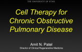 Cell Therapy for Chronic Obstructive Pulmonary Disease
