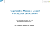 Regenerative Medicine: Current Perspectives and Activities