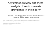 Epidemiology of Severe Aortic Stenosis in the Elderly: A Systematic Review and Meta-Analysis of Published Prevalence Estimates