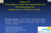 Impact Of Transcatheter Aortic Valve Implantation On Mitral Regurgitation. Insights From A Multicenter Study.