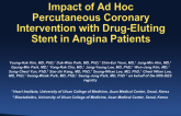 Impact of Ad Hoc Percutaneous Coronary Intervention with Drug-Eluting Stent in Angina Patients