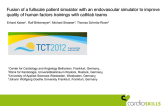 Fusion of a fullscale patient simulator with an endovascular simulator to improve quality of human factors trainings with cathlab teams
