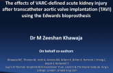 The significance of VARC-defined acute kidney injury after transcatheter aortic valve implantation using the balloon-expandable Edwards bioprosthesis