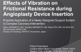 Effects of Vibration on Frictional Resistance during Angioplasty Device Insertion: Possible Application of a Newly Designed Support System to Complex Coronary Intervention