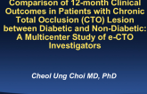 Comparison of 12-month Clinical Outcomes in Patients with Chronic Total Occlusion (CTO) Lesion between Diabetic and Non-Diabetic: A Multicenter Study of e-CTO Investigators