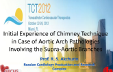 Initial Experience of Chimney Technique in Case of Aortic Arch Pathologies Involving the Supra-Aortic Branches