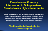 Percutaneous Coronary Intervention In Octogenarians: Single High Volume United Kingdom Center Experience