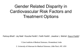 Gender Related Disparity in Cardiovascular Risk Factors and Treatment Options