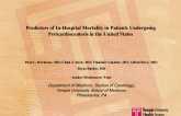 Predictors of In-Hospital Mortality in Patients Undergoing Pericardiocentesis in  United States