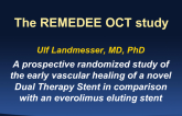 The REMEDEE OCT study: A prospective randomized study of the early vascular healing of a novel Dual Therapy Stent in comparison with an everolimus eluting stent