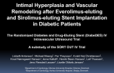 Intimal Hyperplasia and Vascular Remodeling after Everolimus-eluting and Sirolimus-eluting Stent Implantation in Diabetic Patients. The Randomized Diabetes and Drug-Eluting Sten...